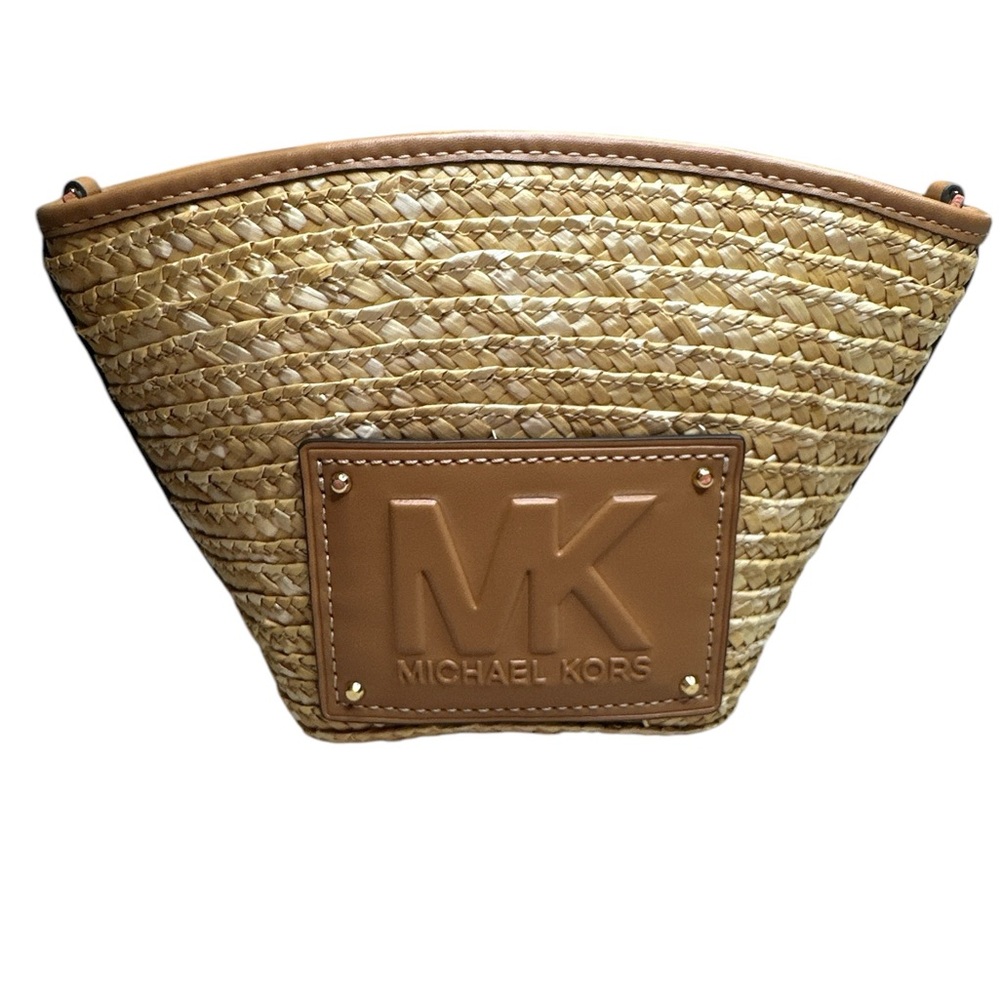 Michael Kors Tan and Cream Crossbody Bag